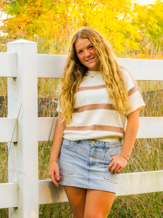 Striped Sweater Tank