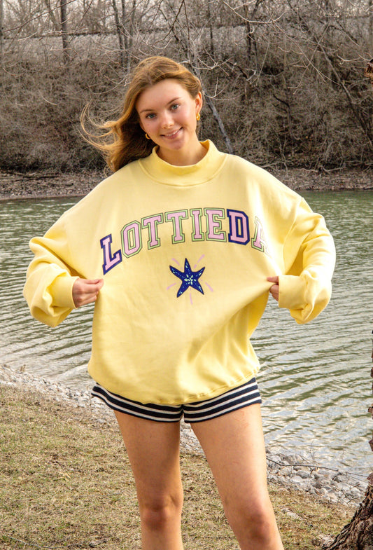 LOTTIEDA Beach Babe Mock Neck